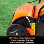 LawnMaster GV1212B Scarifier and Dethatcher 13-Inch 12AMP