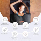 Hooga Portable Far Infrared Sauna Blanket for Home Detox, 71 Inches x 71 Inches