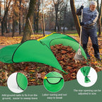 Leaf Collector 70 Gallon, 230D Thickened Reusable Yard Waste Bag, Portable Pop Up Lawn and leaf Bags, Yard Garden Waste Bags, Bag for Lawn Trash，Larger Capacity，Reinforced Rope Holes，patent product