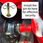 10 pcs Snowblowers Shear Pins Kit - Shear Pin 738-04124 738-04124A and Cotter Pin 714-04040 for MTD Troy-Bilt Snow Blowers