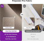 PURPLE LEAF 9 FT Cantilever Patio Umbrella Outdoor Aluminum Offset Square Umbrella with 3 Years Fade Resistance Recycled Fabric and 360-degree Rotation for Deck Pool Garden, Ash Mocha
