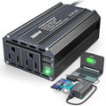 300W Power Inverter DC 18V to AC 110V for Makita: LIVOWALNY Battery Inverter Charger Adapter Power Supply with 2 AC & 2 USB Ports for Car, Vehicles, Laptop, Phone, String Light, Fan
