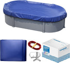 Yankee Pool Cover for Oval Pool | 12 x 24-ft | Oval Winter Pool Cover for Above Ground Pools | Extra Thick & Durable, UV-Resistant | Above-Ground Pool Protection