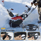 99-9313 Snow Blower Paddles with 55-8760 Scraper Blade Replaces Toro 99-9313, 125-1128, 55-9250, 55-9251, 88-0771 for Toro 38180 ccr 2000 ccr 2400 ccr 2500 ccr 3650 ccr2000 ccr3650 Snowthrower