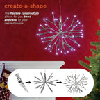 Alpine Corporation | 10"H Indoor Christmas Snowflake Ornament with White LED Lights — Elegant Glowing Silver Holiday Décor for Tabletops & Mantels