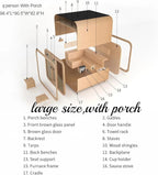 Customize Outdoor Steam Sauna 4-10 Person, Canadian Hemlock, Red Cedar Sauna, Porch Option, Glass Window Option, Wood Burning Stove or Harvia Heater, ETL Certificate(0-195 °F)