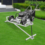 880 lbs Capacity Lawn Mower Lift Tool, Adjustable Steel Lawn Tractor Lift Jack, for Mowers, Garden Tractors, Riding Tractors Repair, Maintenance Lifter (Gray)