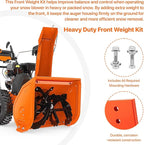 Front Weight Kit Replacement for Ariens SNO-Thro Snow Blowers 916, 920, 921, 924, 926, 932, 939 Series – Improves Balance & Stability,Part# 72406500