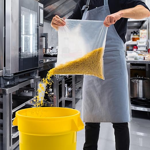20 Gallon Trash Can With Lid Round Ingredient Storage Containers Recycling Bin Kitchen Garbage Can Office Garbage Can Trash Barrel Plastic Barrel Yard Waste Bin Outdoor Trashcan (5, Yellow)