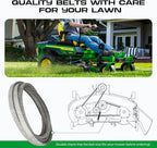 Lawn Mower Deck/Drive Belt 1/2" x 90" fit for John Deere M82718, AYP/Husqvarna/Craftsman 125907 125907X 532125907 105732X, Simplicity 1666698SM 1716854SM1666698, MTD 754-04122 954-04122