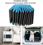 Yaheetech Foldable Dog Pool Collapsible Hard Plastic Dog Swimming Pool Portable Pet Pools Doggie Wading Pool Bath Tub for Puppy Small Medium Large Dogs, 63 x 12 Inches Black