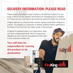 FireKing Red Flammable Safety Cabinet, Combustible Liquids Flammable Storage Cabinet, 45 Gallon Steel Safety Cabinets with Manual Door for Commercial, Industrial & Home Use, 43" x 18" x 65"