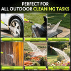 Power washers for Home, Home Cleaning, 4 Quick-Connect Nozzles & Adjustable Soap Tank Washers for Cars, Driveways, Patios, Fences
