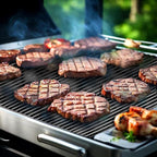 J&HYBBQ 1pcs Premium 7.8mm Stainless Steel Grill Grates – Compatible with Bull Angus, Brahma, Outlaw & More – Non-Stick, BullGrate19-7.8mm0Mbarlpc