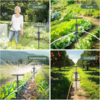 Garden Hose Guide Spike, Metal Hose Guides for Garden Heavy Duty, Hose Pulling Stand Reel for Gardens Corner, Auxiliary Water Hoses Support, Lawn & Gardens Watering Equipment, Plant Flower Protector