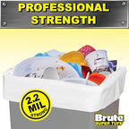 Heavy Duty Kitchen Compactor Bags, Twist Tie Closure, White, Clean Fresh Scent with Odor Protect Technology, 20 Gallon, 20 Count