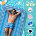 Premium Inflatable Tanning Pool Lounger | Inflatable Tanning Bed for Adults - 4 in 1 Multipurpose Suntan Tub | Pool Floats Adults, Inflatable Pool Float | Tanning Float - Sunbathing Pool Raft