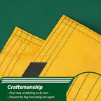 Jamaica Jamaican Flag 3x5 ft Outdoor, Double Sided 3 Ply Heavy Duty National Flag for JM, 100% Quality Polyester Jamaican Banner with Brass Grommets 4 Rows Stitches