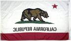 FlagSource California Nylon State Flag, Made in the USA, 4x6'
