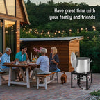60 QT Aluminum Seafood Boil Pot with Basket and Burner, 100,000 BTU Propane Boiler with 10 PSI Regulator, Outdoor Fryer Kit for Seafood Boiling, CSA Certified
