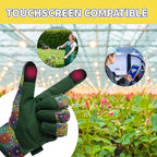 Thorn Proof&Puncture Resistant Gardening Gloves with Grip,Garden Glove for Women, Leather Yard Work Gifts