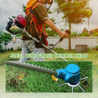 2 Pack 6 inch Steel Wire Brush Cutter Trimmer Head, Weed Trimmer Replacement Head, Durable Head for Home Users, for Electric Battery Powered Cordless String Trimmer
