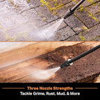 LawnMaster Electric Pressure Washer with Detergent Bottle