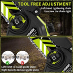 8 & 6 Inch Mini Chainsaw Cordless,2×4.0Ah Battery Tool-Free Installation Small Brushless Chain Saw with 4 Guides & Chain,Portable Motosierra De Bateria for Tree Trimming & Branch Wood Cutting