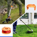 WA6531 Replacement Spool Cap Covers Compatible with Worx WA0010 WG155 WG163 WG180,String Trimmer Replacement Worx Spool Cap Covers -4Pack