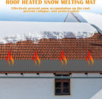 Snow Melting Mats Outdoor for Driveway and Walkways, 24in x 10 ft 2Pack No-Slip Rubber Heated Outdoor Mats with 10 ft Power Cord, 3 in/h Speed Snow and Ice Melting Pads for Backyards Snow Removal