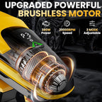 Cordless Pressure Washer for Dewalt 20V Battery, 800 PSI Portable Handheld Power Washer with Brushless Motor, 6-in-1 Nozzle, 3 Level Adjustable for Car Yard Fence Wall Cleaning (Battery Not Included)