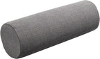 Cushion Source 20" x 6" Sunbrella Bolster Pillow, Indoor/Outdoor Decorative Support Pillow, Fade and Water Resistant, Sunbrella Elements Cast Slate