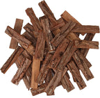BYHER 4" Craft Sticks, 45Pcs Wooden Sticks for Crafts, Natural Wood Log Twigs for DIY Photo Props, School Projects, Card Making (Rustic)