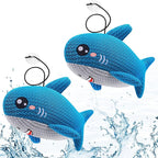 Hot Tub Scum Absorber Shark, 2PCS Reusable Hot Tub Oil Absorbing Floating Sponges for Spa/Pool, Hot Tub Scum Sponge Accessories to Soak Up Oils & Keep Water Clean