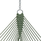 Original Pawleys Island Deluxe Meadow DuraCord Rope Hammock – 13 ft. x 65 in, 2-Person, 450 lb Capacity, Oak Spreader Bar, Zinc-Plated Hardware, Handcrafted in The USA
