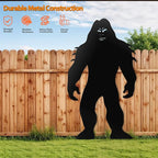 6Ft Tall Bigfoot Metal Outdoor Decor Big Foot Sasquatch Gifts for Men/Women/Dad Unique Bigfoot Silhouette Statues Perfect for Patio and Lawn Decorations, Garden Decor, Yard Art, Yard Display