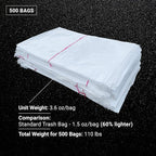 Sandbaggy Large Sandbags - Size: 25" x 40" - Thick Heavy Duty Contractor Bags, Heavy Duty Garbage Bags, Dumpster Bag, Construction Trash Bags, 6 mil (500 Bags)