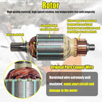 fullas 119-1952 Starter Motor for Toro 21" Power Clear Snow Thrower 621E 621ZE 621QZE 721E 721QZE Series with LC168FDS G210FDS 170FDS 212CC Engines 110V 17 Tooth Starter