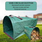 Leaf Dustpan, Leaf Collector, Large Yard Dustpan-Type Lawn and Leaf Bags Reusable, Leaves Collector, Garden Bags for Leaves, Debris, Grass, Clippings, Lawn Trash 71Gallon