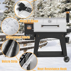 Grill Insulation Blanket for Pit Boss Austin XL, 1000/1100 Series & 67343, 1000 Traditions, 1000SC Grills, Maintains Steady High Heat, Waterproof Pellet Grill Blanket for Winter Outdoor Grilling