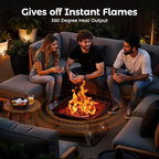 BALI OUTDOORS Propane Fire Pit Perfect for Camping Outdoor Fire Pit for Portable Firepits for Outside Outdoor Patio