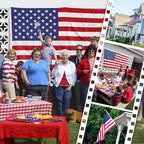 American Flag 2.5x4 FT Outdoor, Heavy Duty High Wind US Flag, Embroidered Stars, Sewn Stripes, Brass Grommets, Indestructible Tough USA Flags Suitable for Outside