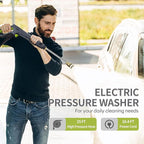Pressure Washer 4800PSI-MAX-2.6GPH Power Washer with 4 Quick Connect Nozzles, High Pressure Cleaning Machine with Foam Cannon for Cars/Fences/Driveways/Home Cleaning