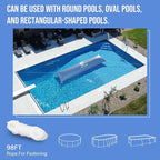 BEWAVE Pool Pillow, Winterizing Air Pillow for Above Ground Winter Swimming Pool Covers, 4 x 15 Ft