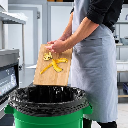 PRO&Family 20 Gallon Trash Can with Lid Round Ingredient Storage Containers Recycling Bin Kitchen Garbage Can Office Garbage Can Trash Barrel Plastic Barrel Yard Waste Bin Outdoor Trashcan (4, Green)