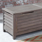 Homestyles 5664-25 Maho Deck Box, Grey