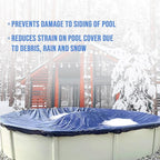 BEWAVE Pool Pillow, Winterizing Air Pillow for Above Ground Winter Swimming Pool Covers, 4 x 15 Ft