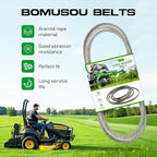Lawn Mower Deck/Drive Belt 1/2" x 90" fit for John Deere M82718, AYP/Husqvarna/Craftsman 125907 125907X 532125907 105732X, Simplicity 1666698SM 1716854SM1666698, MTD 754-04122 954-04122