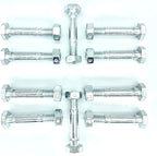 Replaces Shear Pins and Nuts for Ariens 532005 53200500 510016 51001600 Snow throwers(10 Pack)