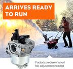 Hipa 127-9008 38744 Snow Blower Carburetor Kit for 38741 38742 38743 38744 38751 to-ro Power Clear 621 721 Snowblower Snowthrower Models